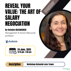 PhD Workshop | Reveal your value: the art of salary negociation
