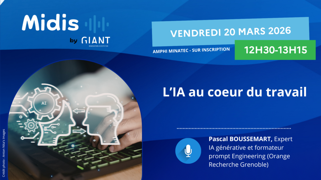 L'IA au coeur du travail, conférence le vendredi 20 mars 2026