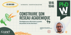 Workshop – Construire son réseau académique